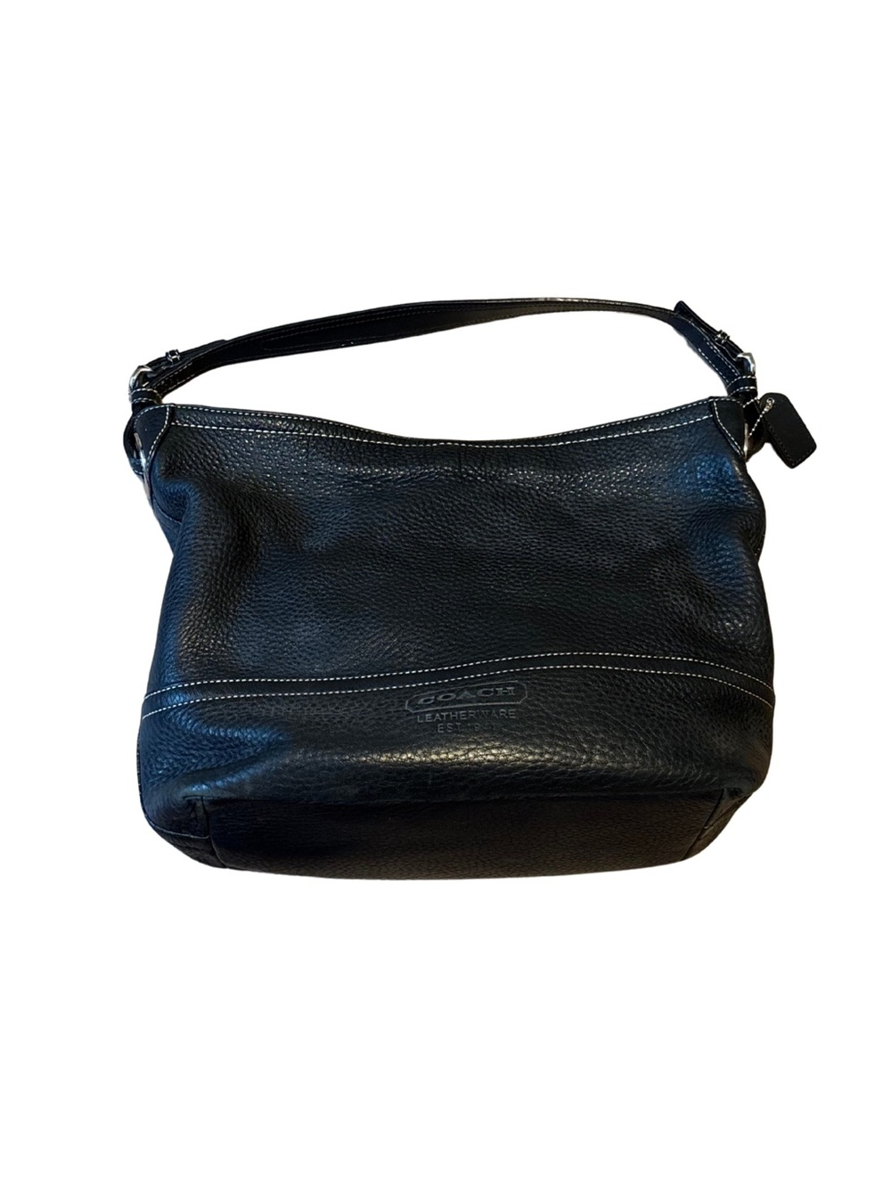 Coach Vintage Pebbled Leather Bucket Hobo Bag (Style Number 5715)